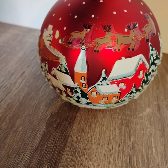Robert Stanley Other - Robert Stanley Christmas Snow Glass Ornament